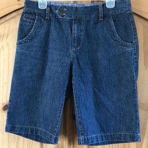 Denim Bermuda shorts